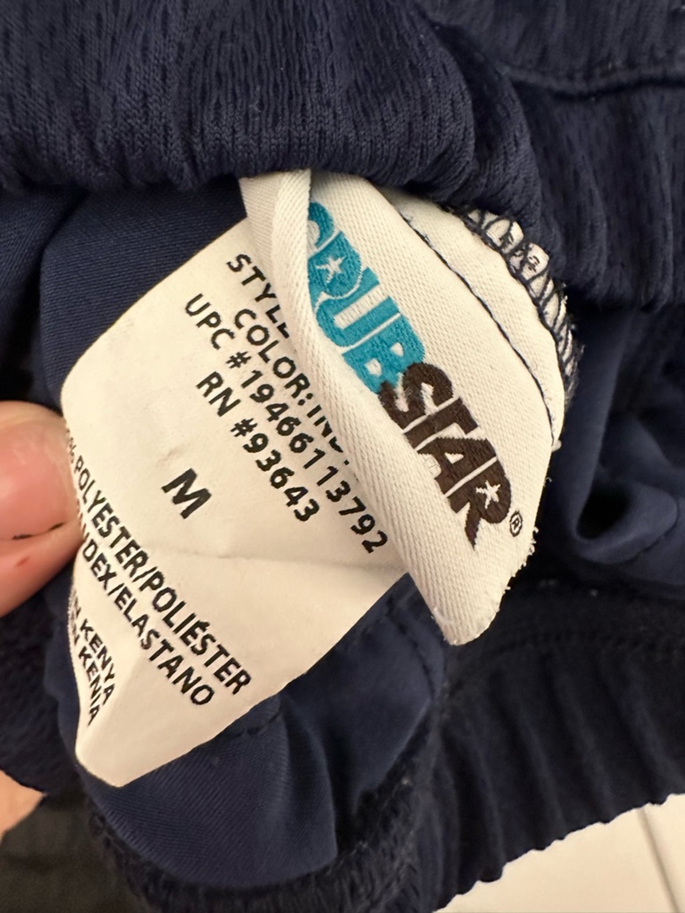 Scrubstar Navy Blue Scrub Set - Picture 4 of 4